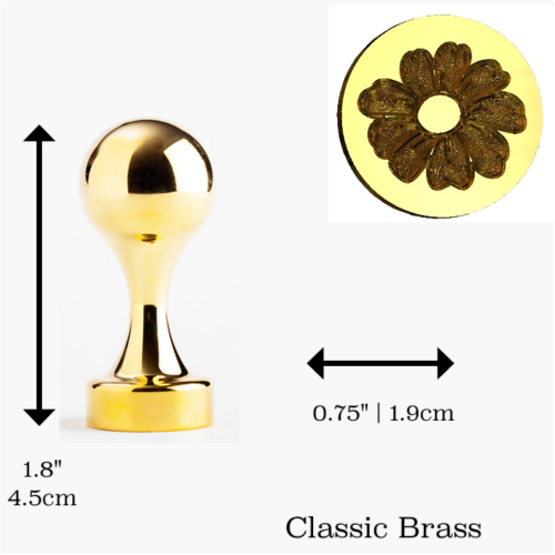 Flower Wax Seal Stamps- Made in USA- LetterSeals.com