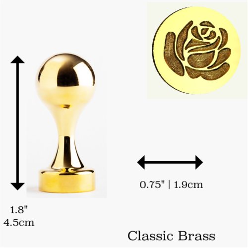 Flower Wax Seal Stamps- Made in USA- LetterSeals.com