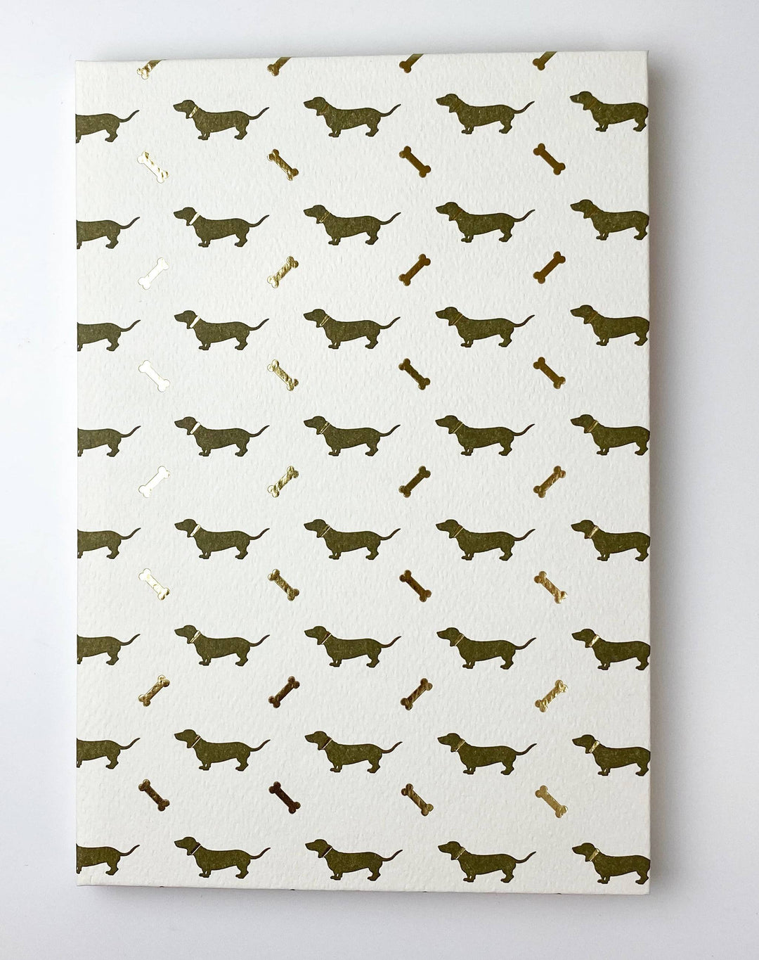 Foil Embossed Dogs Hardcover Notebook - Rossi 1931 Letterpress Paper Cover-LetterSeals.com