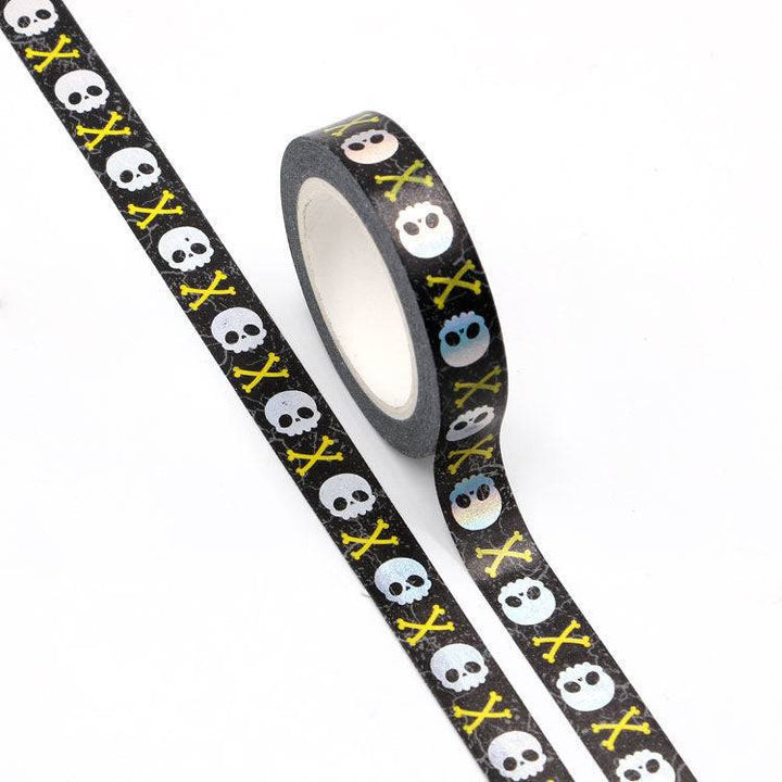 Foil Skull & Bones Washi Tape-LetterSeals.com