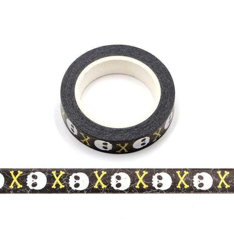 Foil Skull & Bones Washi Tape-LetterSeals.com