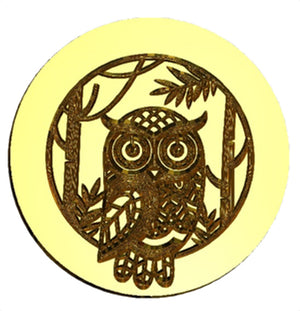Forest Owl Wax Seal Stamp- Made in USA- LetterSeals.com