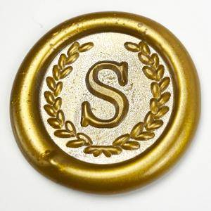 Garamond Initial Wax Seal Stamp- Made in USA- LetterSeals.com