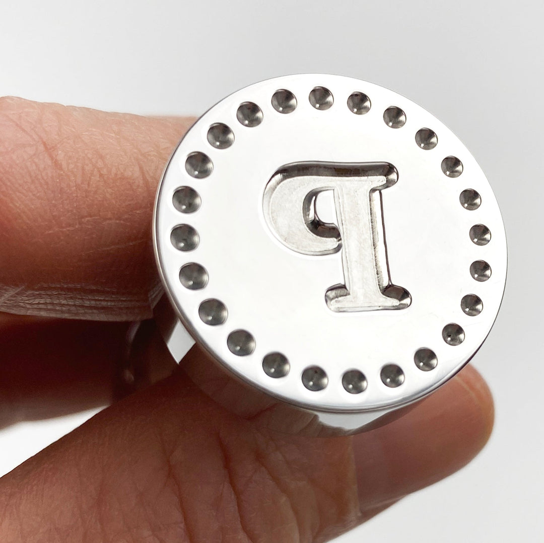 Garamond Initial Wax Seal Stamp- Made in USA- LetterSeals.com