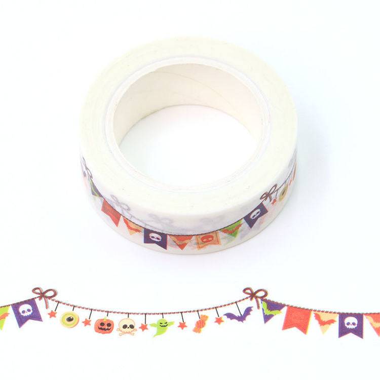 Halloween Bunting Washi Tape-LetterSeals.com
