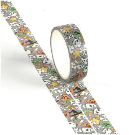 Halloween Characters Washi Tape-LetterSeals.com