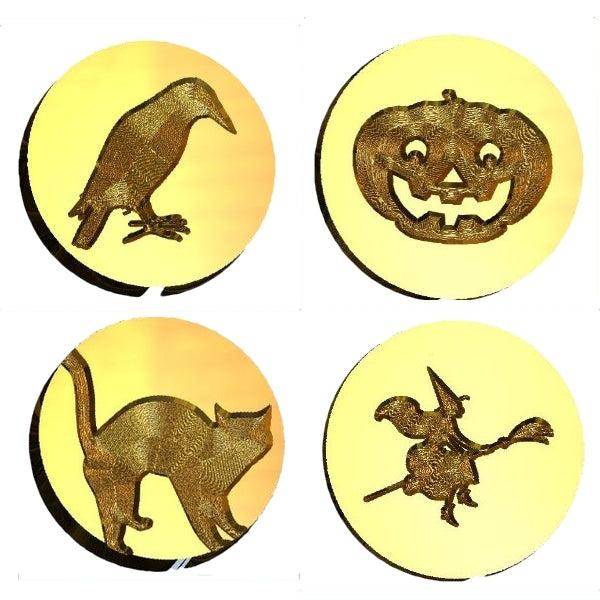 Halloween Design Wax Seal Stamps- Made in USA- LetterSeals.com