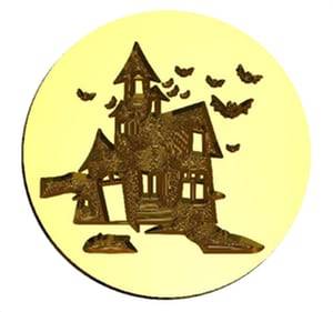 Halloween House Wax Seal Stamp- Made in USA- LetterSeals.com