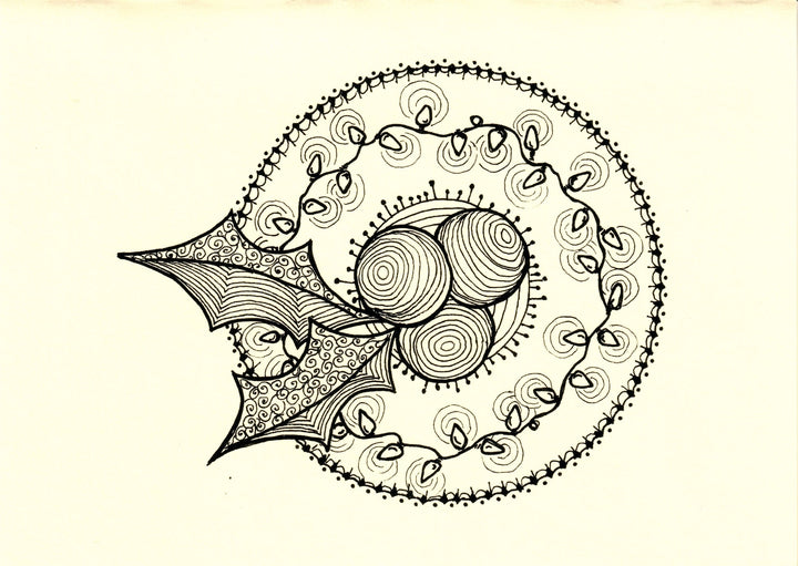 Hand Drawn Mandala Note Cards-LetterSeals.com