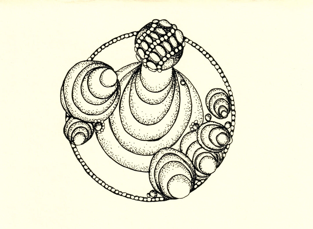Hand Drawn Mandala Note Cards-LetterSeals.com