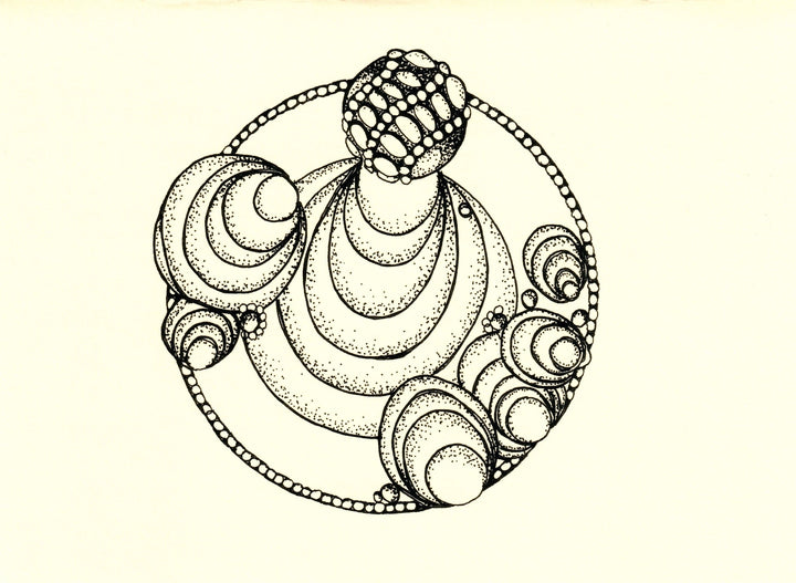 Hand Drawn Mandala Note Cards-LetterSeals.com