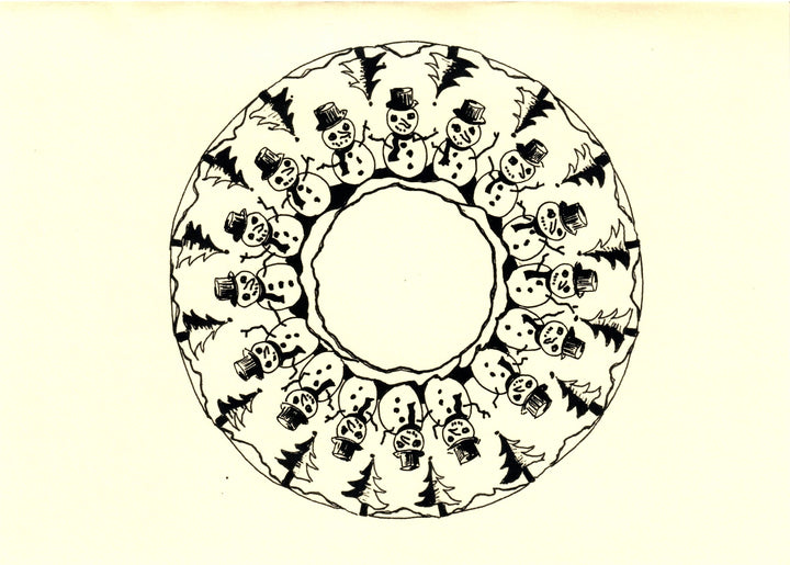 Hand Drawn Mandala Note Cards-LetterSeals.com