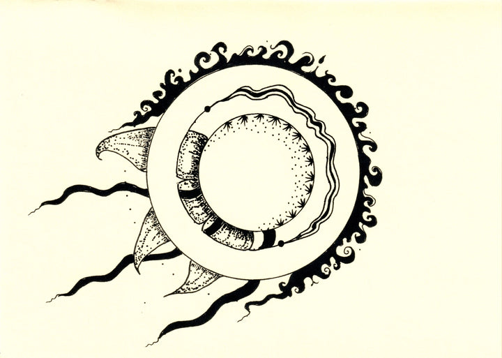 Hand Drawn Mandala Note Cards-LetterSeals.com