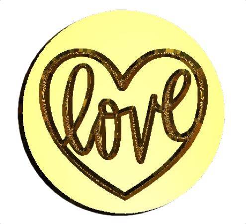 Heart Love Wax Seal Stamp- Made in USA- LetterSeals.com