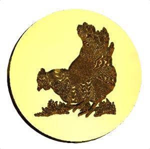 Hen, Chicken Wax Seal Stamp- Made in USA- LetterSeals.com