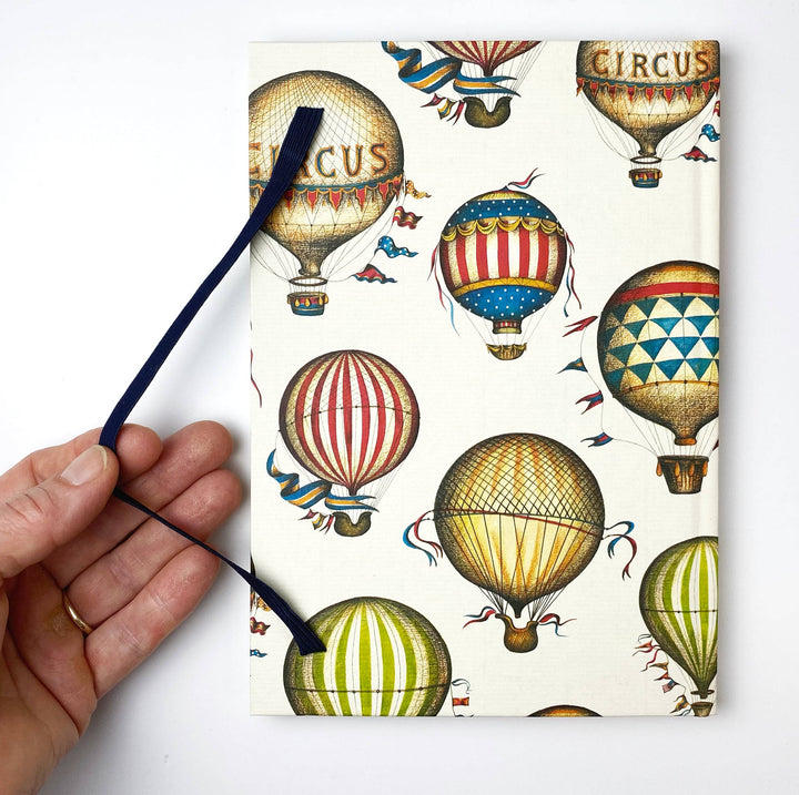 Hot Air Balloons Hardcover Notebook - Rossi 1931 Letterpress Paper Cover-LetterSeals.com