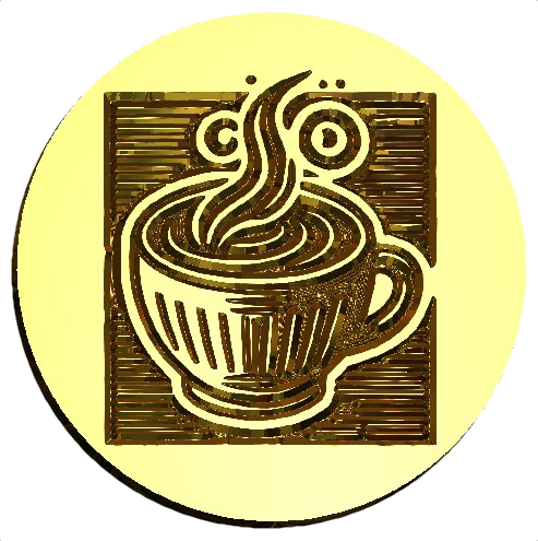 Hot Cocoa Wax Seal Stamp, Woodcut Design- Made in USA- LetterSeals.com
