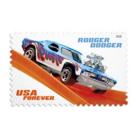 Hot Wheels Forever 1st Class Postage-LetterSeals.com
