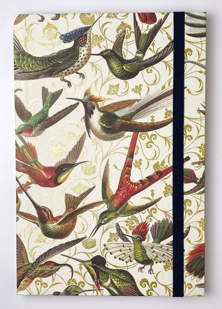 Hummingbirds Hardcover Notebook - Rossi 1931 Letterpress Paper Cover-LetterSeals.com