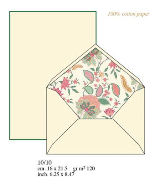 Hydrangea Florentine Collection | Rossi 1931 Italian Stationery-LetterSeals.com