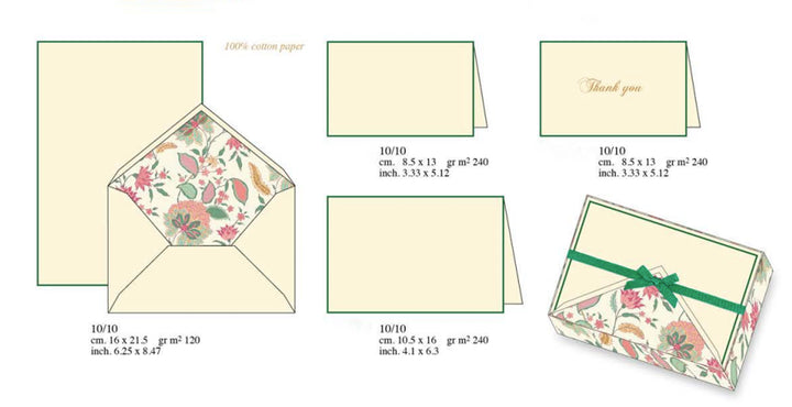Hydrangea Florentine Collection | Rossi 1931 Italian Stationery-LetterSeals.com