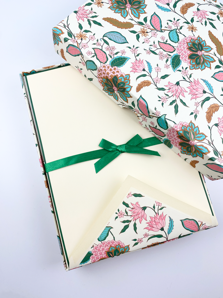 Hydrangea Florentine Writing Paper-LetterSeals.com