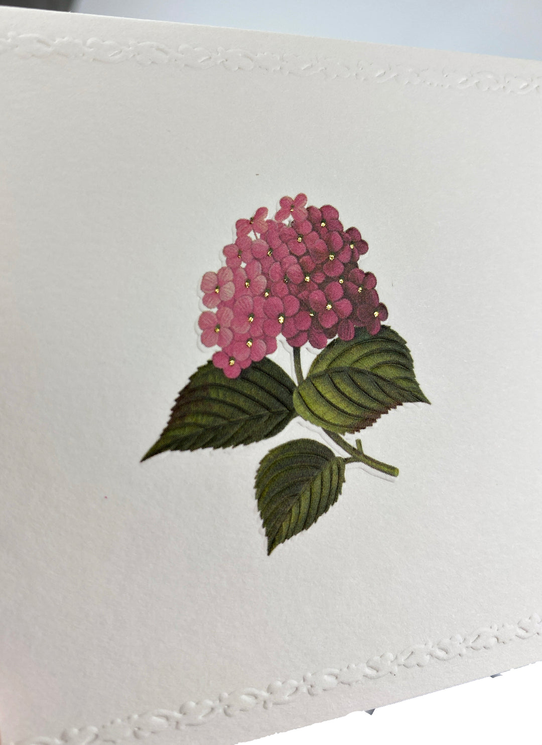 Hydrangea Motif Notecards | Rossi 1931 Italian Stationery-LetterSeals.com
