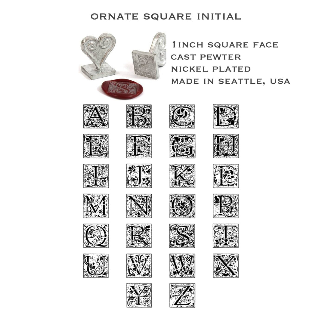 Initial Stamp, Glue Gun & Sealing Wax Gift Set