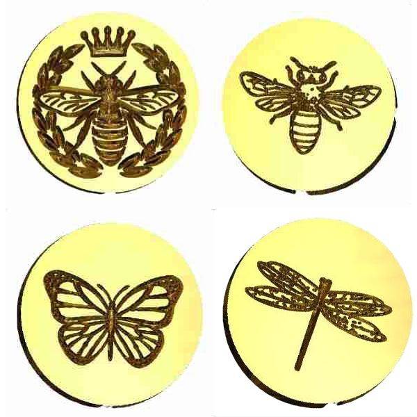 Insect Design Wax Seal Stamps- Made in USA- LetterSeals.com