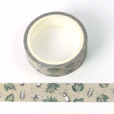 Insects + Leaves Washi Tape-LetterSeals.com