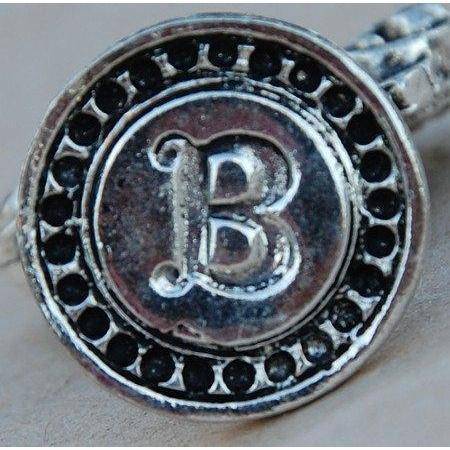 Italian Crafted Silver Bold Initial Wax Seal Stamps-LetterSeals.com