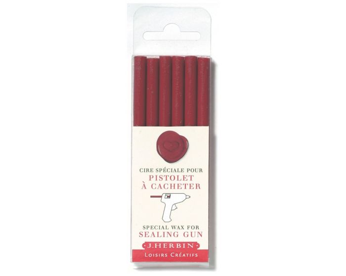 Burgundy Non-Wick Fleur Sealing Wax Sticks for Wax Seal