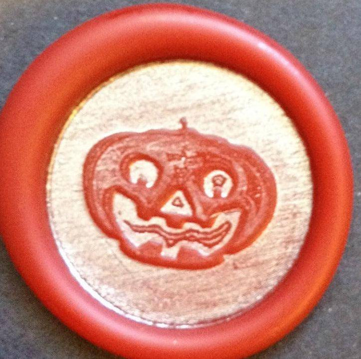 Jack-o-Lantern Wax Seal Stamp- Made in USA- LetterSeals.com