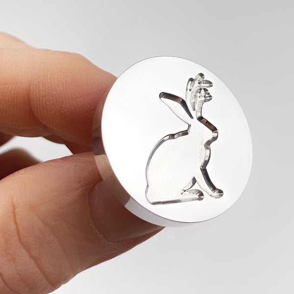 Jackalope 2 Wax Seal Stamp- Made in USA- LetterSeals.com