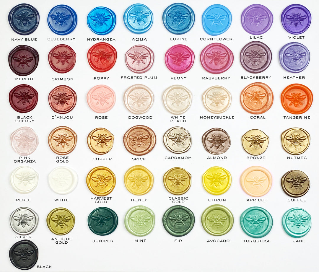 Glitter Sealing Wax Beads 12 Colors  Skip the Moon: Wax Seal Stamp Custom
