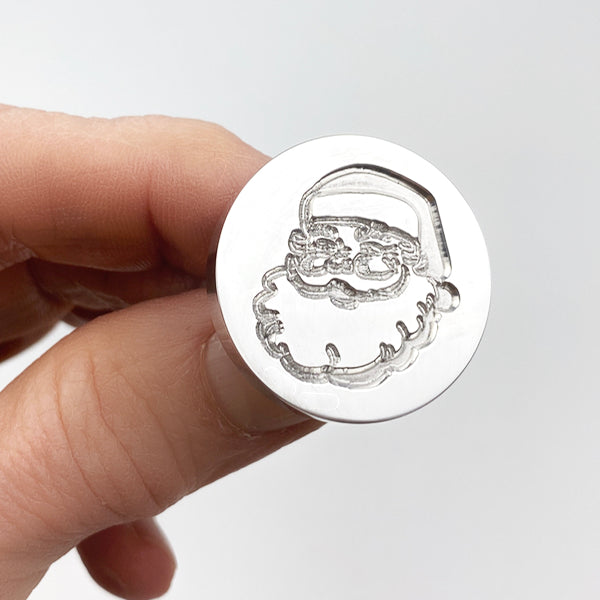 Jolly Santa Wax Seal Stamp- Made in USA- LetterSeals.com