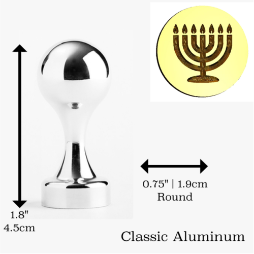 Judaica / Hanukkah Design Wax Seal Stamps- Made in USA- LetterSeals.com