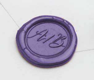 Just Mine Monogram Wax Seal Stamp- Made in USA- LetterSeals.com
