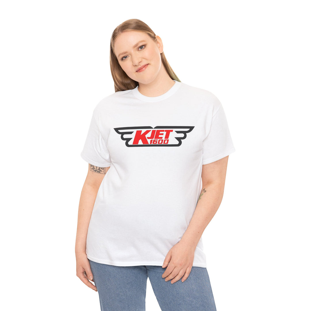 KJET 1600 AM Seattle | Cotton T-Shirt-LetterSeals.com