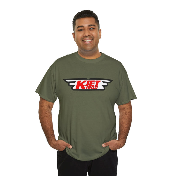 KJET 1600 AM Seattle | Cotton T-Shirt-LetterSeals.com