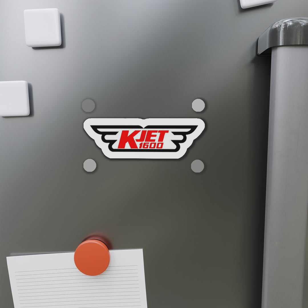KJET 1600 AM Seattle | Die Cut Magnet-LetterSeals.com