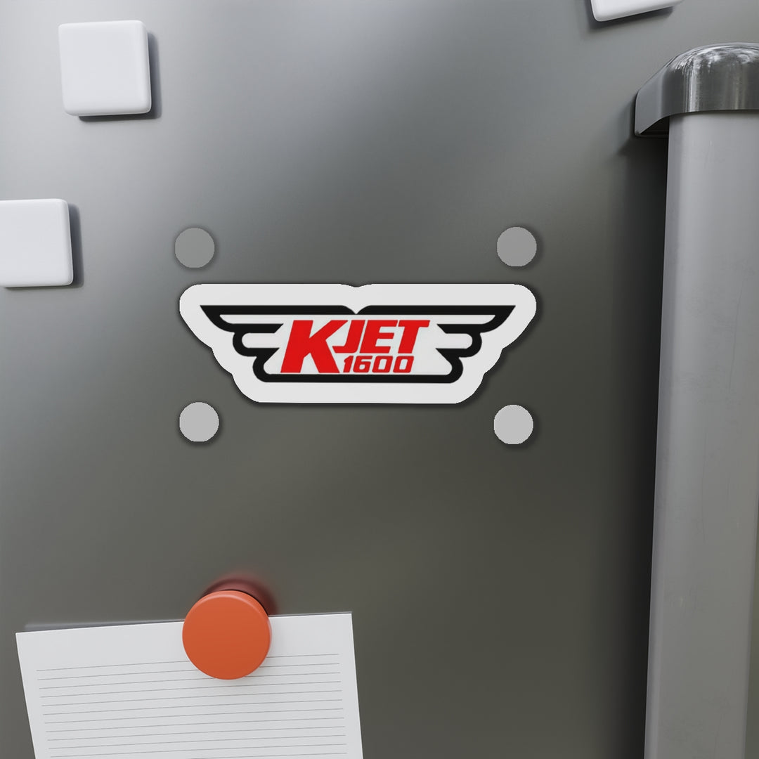 KJET 1600 AM Seattle | Die Cut Magnet-LetterSeals.com