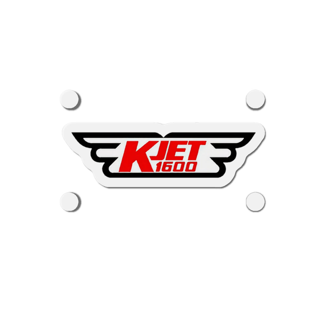 KJET 1600 AM Seattle | Die Cut Magnet-LetterSeals.com