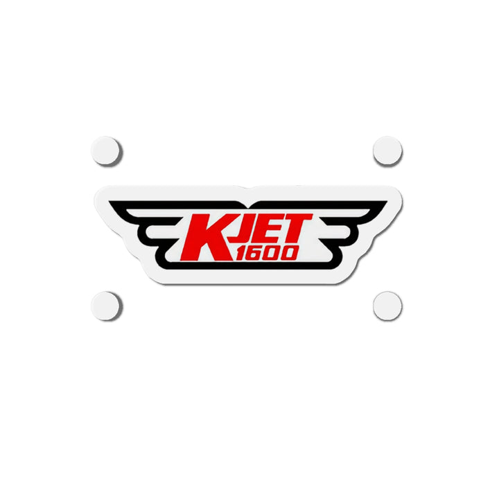 KJET 1600 AM Seattle | Die Cut Magnet-LetterSeals.com