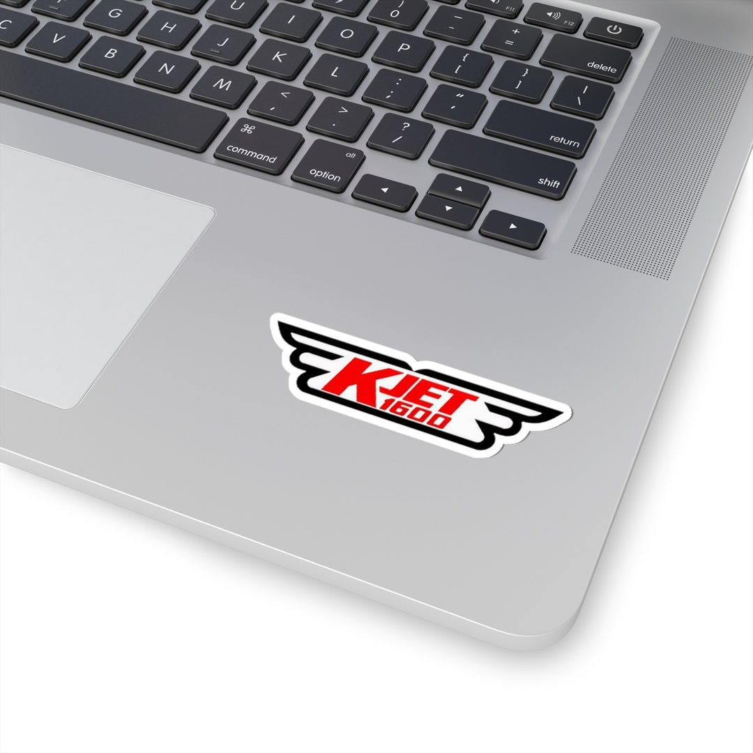 KJET 1600 AM Seattle | Kiss Cut Sticker-LetterSeals.com