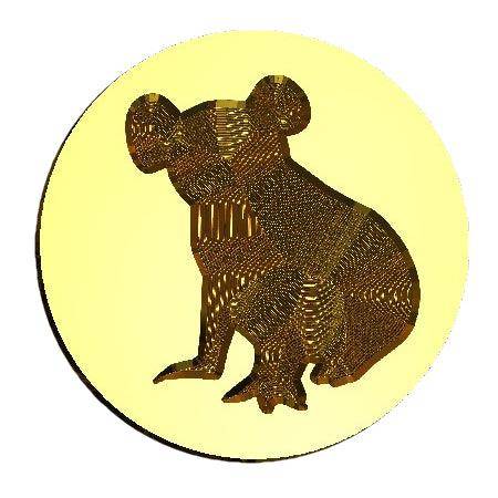 Koala 2 Wax Seal Stamp- Made in USA- LetterSeals.com