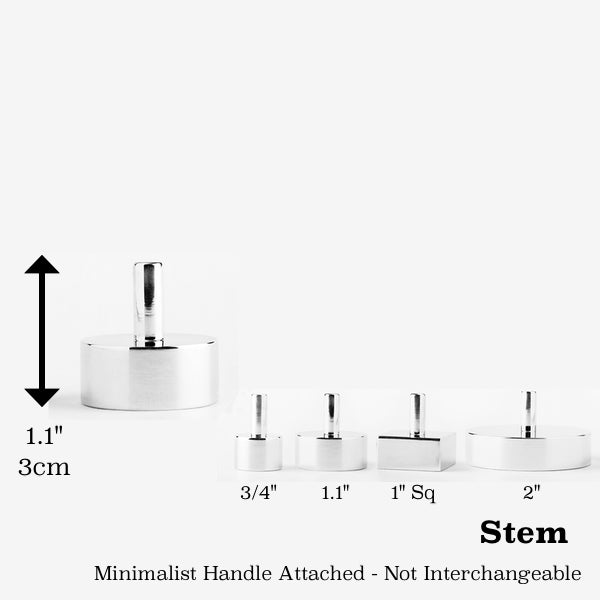 Stem wax seal stamp style letterseals.com