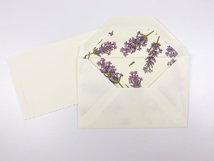 Lavender Classica Note Cards | Rossi 1931 Italian Stationery