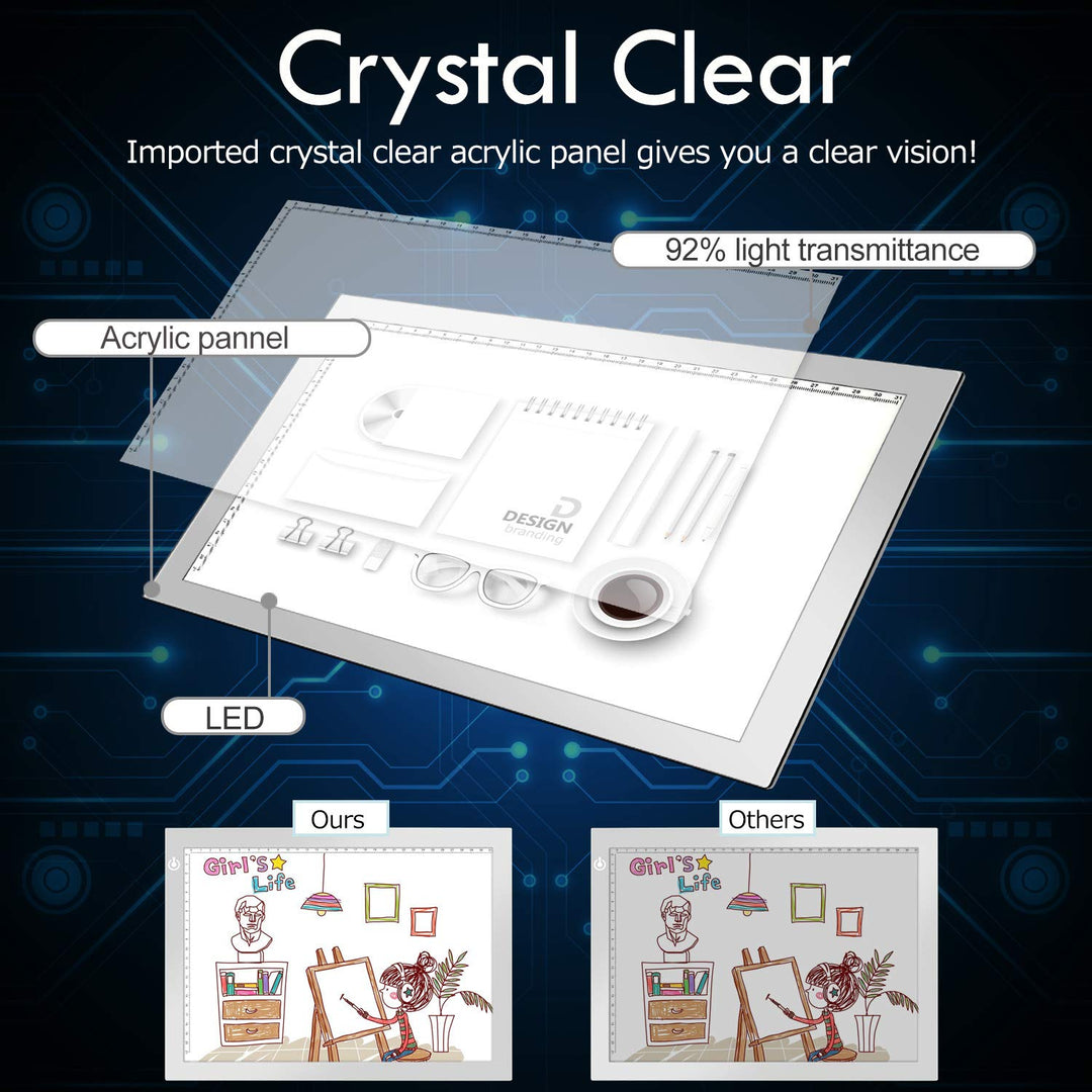 Light Tracing Box with USB Power-LetterSeals.com