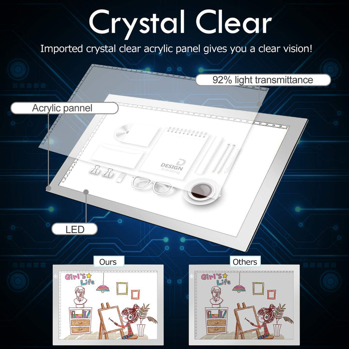 Light Tracing Box with USB Power-LetterSeals.com